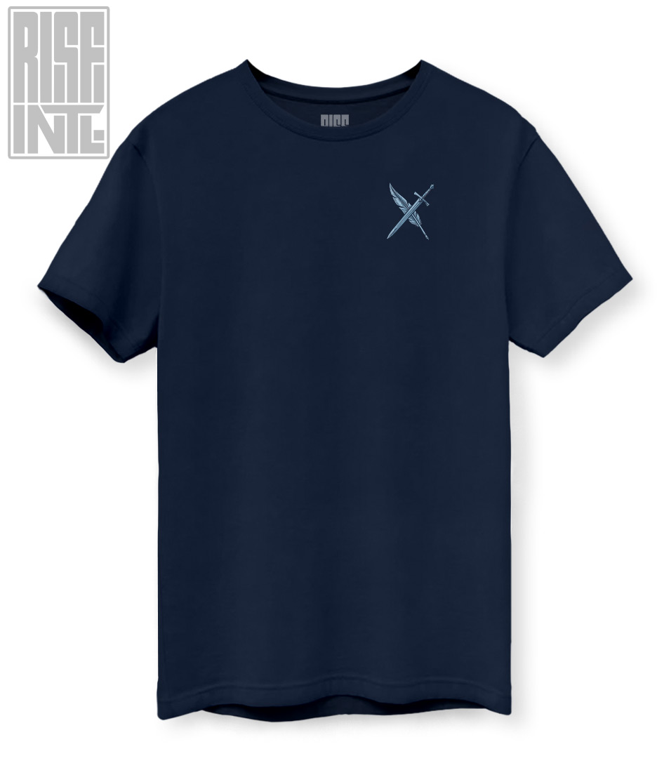 War of Stories // Badlands Media // RISE INTL // Unisex Cotton Tee // Navy Blue