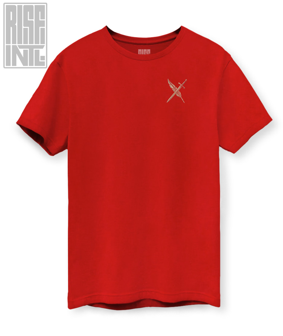 War of Stories // Badlands Media // RISE INTL // Unisex Cotton Tee // Red