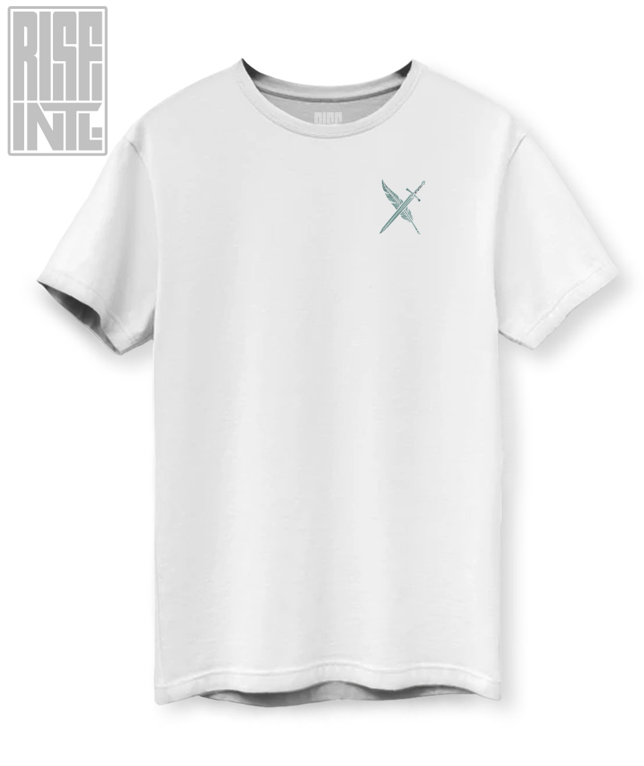 The War of Stories // Badlands Media // RISE INTL // Unisex Cotton Tee // White