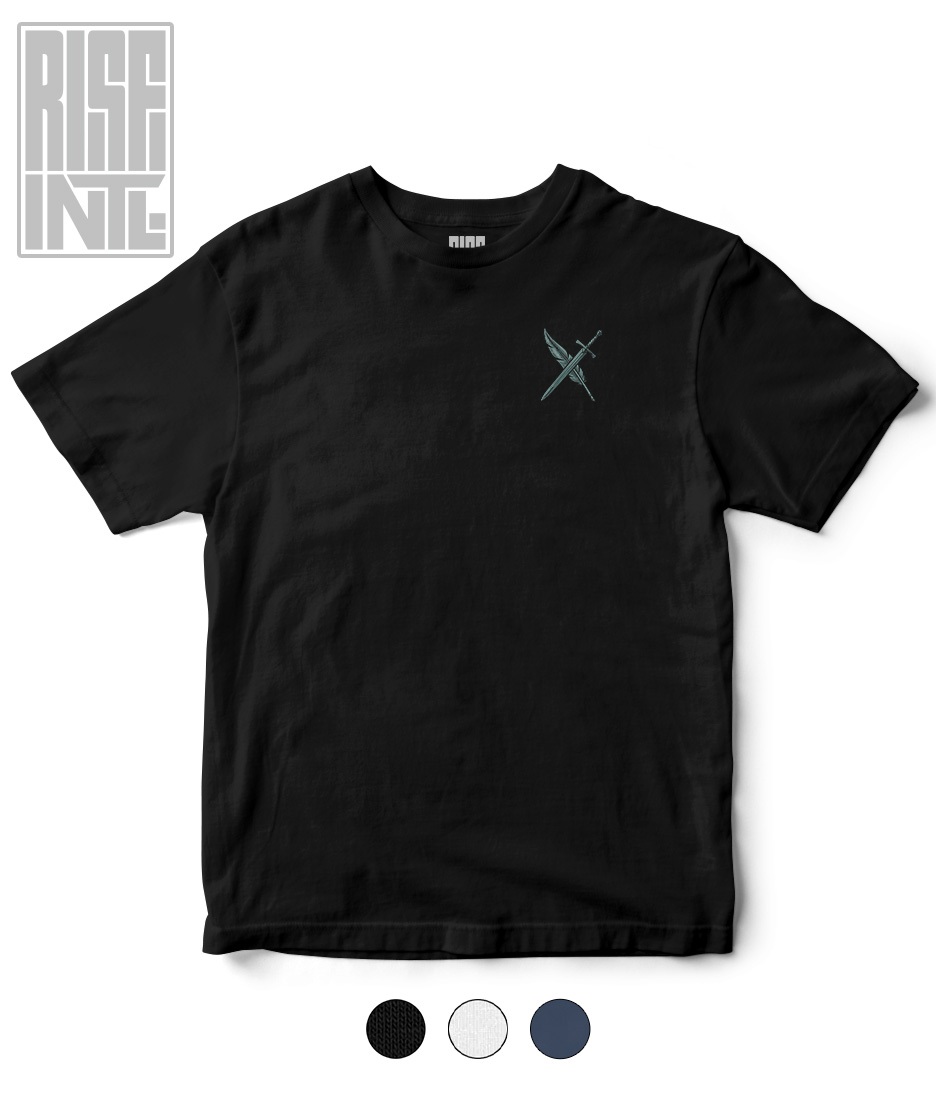 The War of Stories // Badlands Media // RISE INTL // Unisex Cotton HEAVYWEIGHT Tee // Black