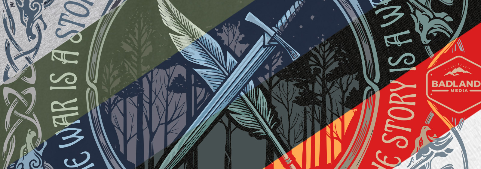 The War of Stories // Tee Colors // Horizontal Banner