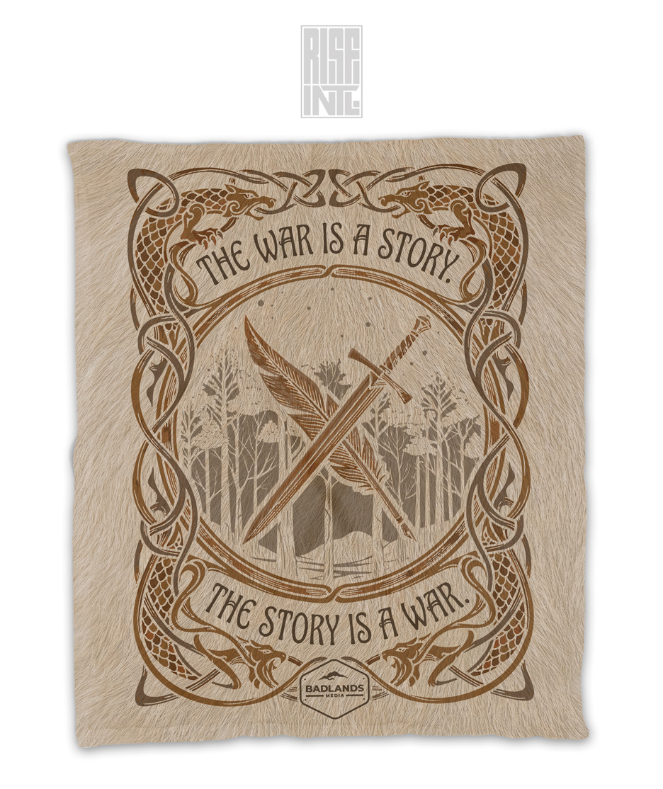 War is A Story // Badlands Media // Plush & Sherpa Blanket // Sand